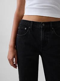 Mid Rise Relaxed Flare Jeans