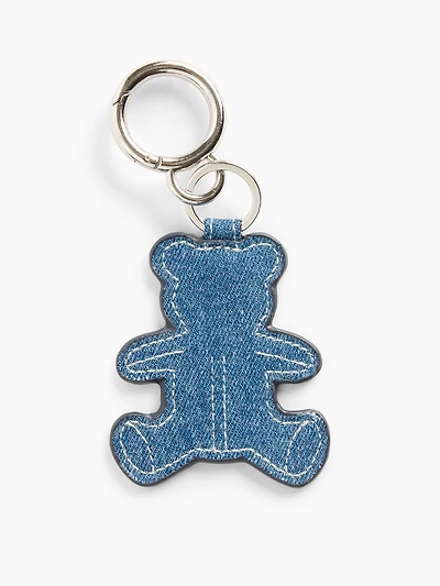 Brannan Bear Denim Bag Charm