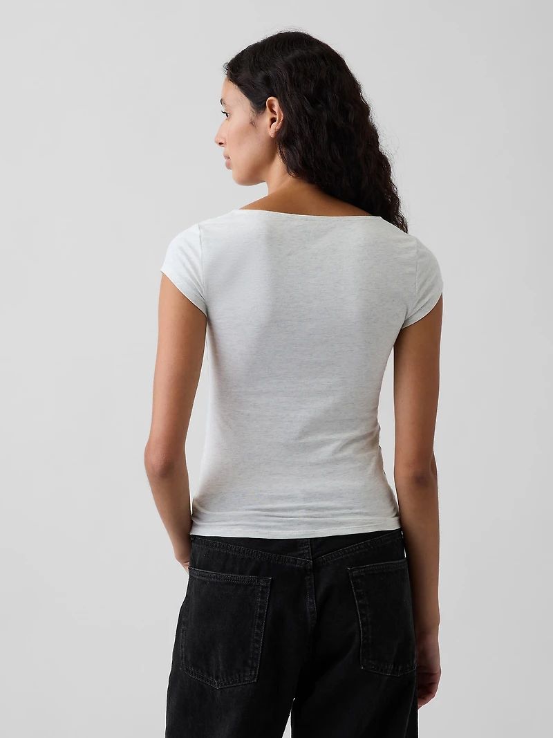 CloseKnit Jersey V-Neck T-Shirt