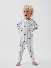 Pyjama en coton biologique brossé pour Enfant et Bébé