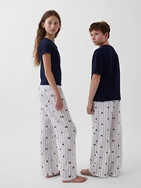 Pantalon de pyjama en flanelle recyclée pour Enfant