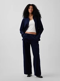 Corduroy Easy Wide-Leg Pants