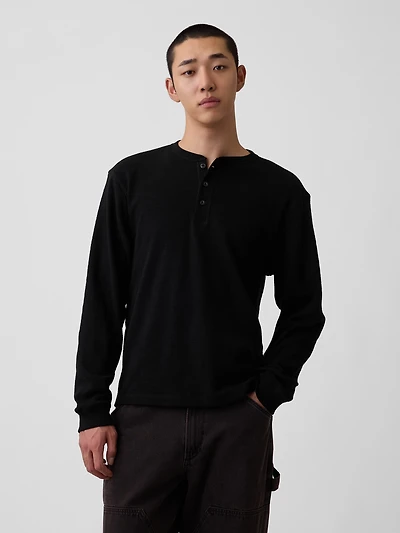 Relaxed Henley T-Shirt