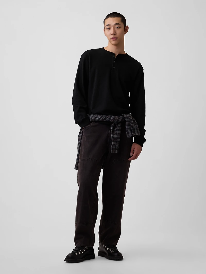 Relaxed Henley T-Shirt