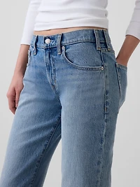 Mid Rise Relaxed Flare Jeans