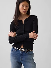 Calf Hair Belt