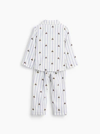 Pyjama en flanelle recyclée pour Bébé et Tout-petit