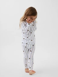 Pyjama en coton biologique brossé pour Enfant et Bébé