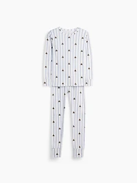 Pyjama en coton biologique brossé pour Enfant et Bébé
