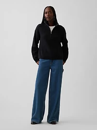 CashSoft Oversized Half-Zip Pullover