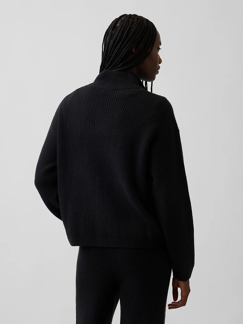 CashSoft Oversized Half-Zip Pullover