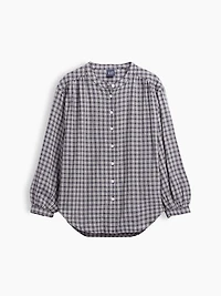 Relaxed Button-Front Shirt