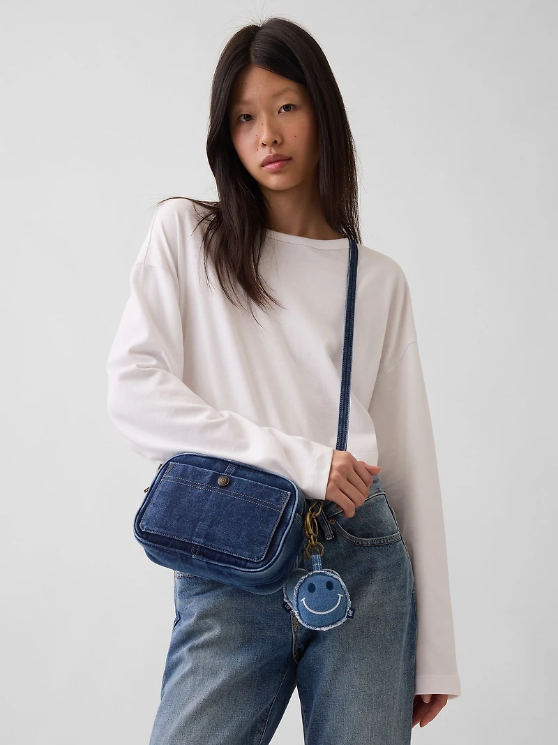 Denim Pocket Crossbody