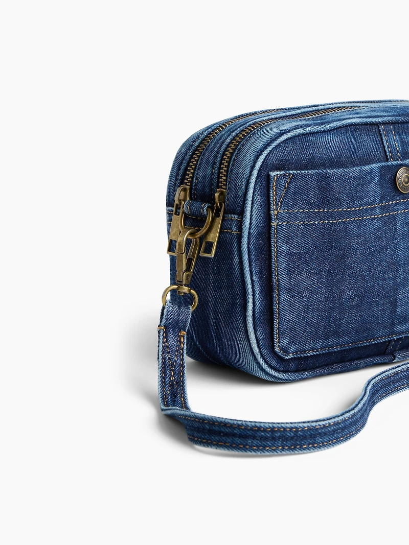 Denim Pocket Crossbody