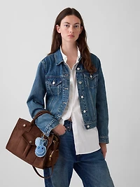 Vegan Suede Five Pocket Satchel