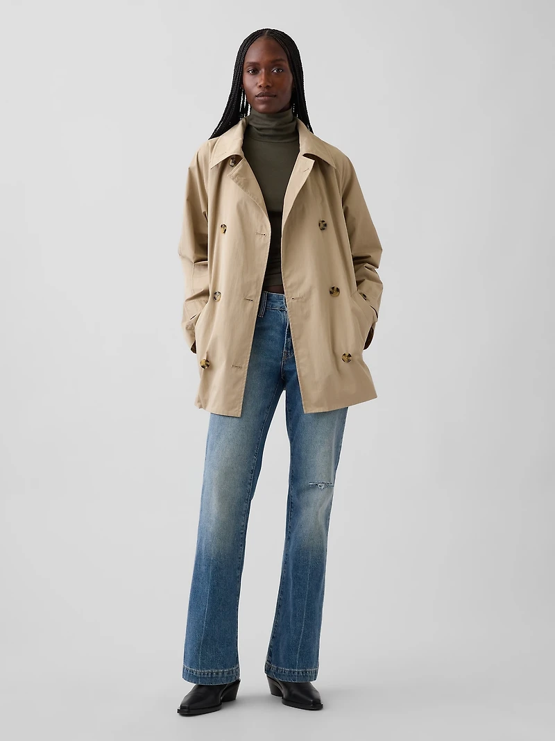Belted Midi Trench Coat