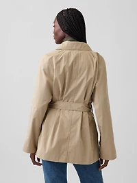 Belted Midi Trench Coat