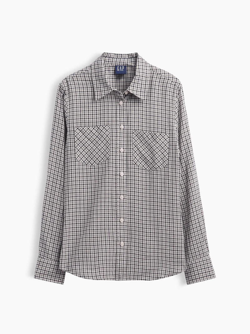 Plaid Western Shirt
