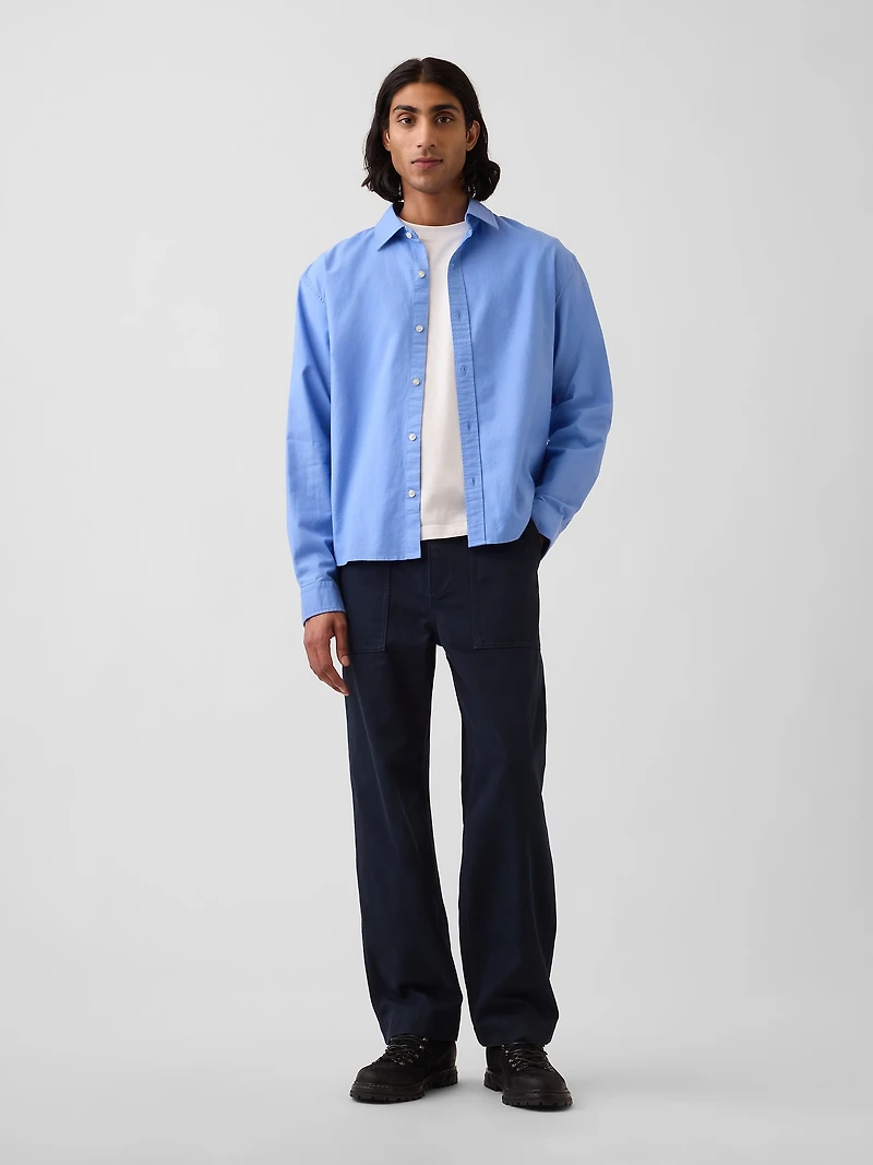 Herringbone '90s Loose Pants