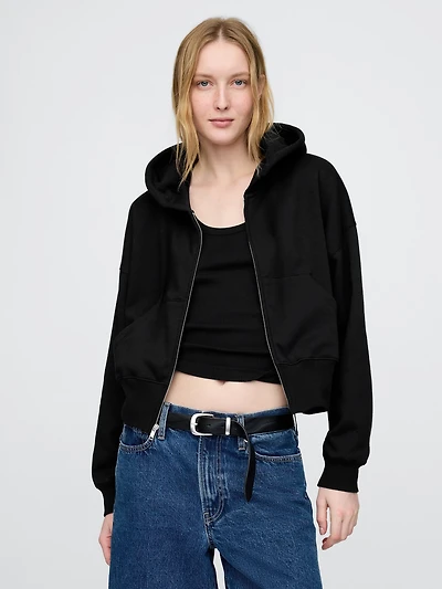 VintageSoft Wedge Zip Hoodie