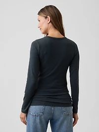 Maternity Modern Crewneck T-Shirt