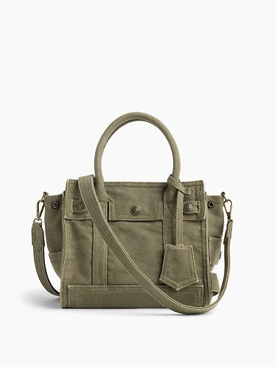 Small Canvas Five Pocket Tote