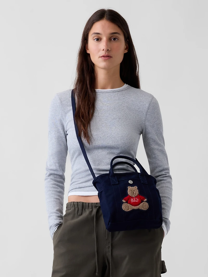 Mini Brannan Bear Canvas Favorite Tote