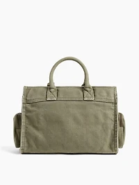 Canvas Five Pocket Satchel