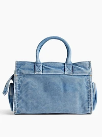 Denim Five Pocket Satchel
