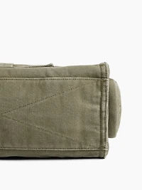 Canvas Five Pocket Satchel