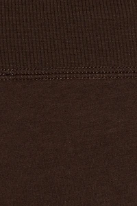 Pantalon à jambe semi-évasée en tissu éponge extensible
