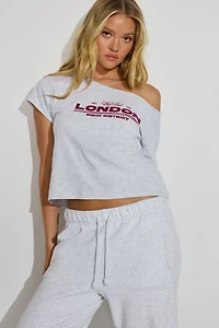 T-shirt à épaules dégagées