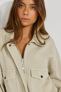 Twill Bomber Jacket