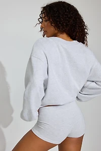 Chandail à encolure en V surdimensionné SoftTerry