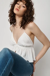 Cami licou à coupe ouverte