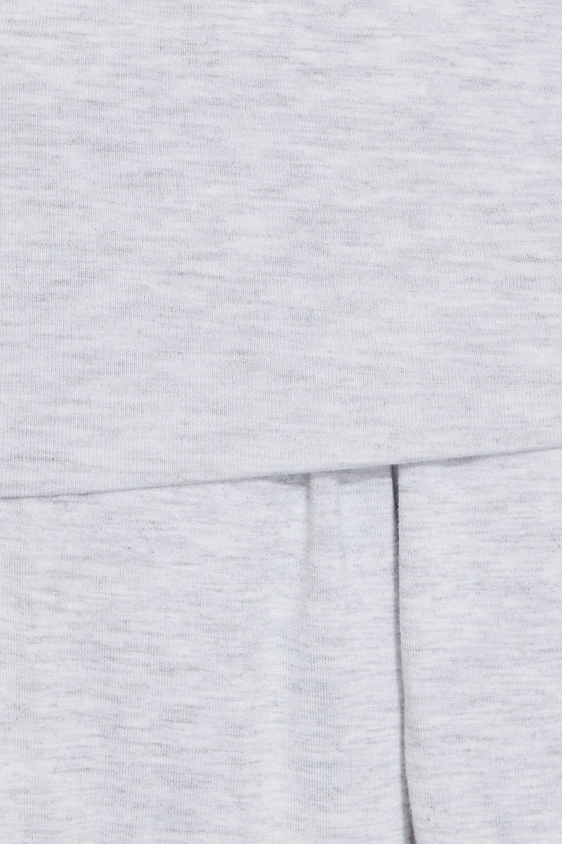 Minijupe-short fluide en tricot