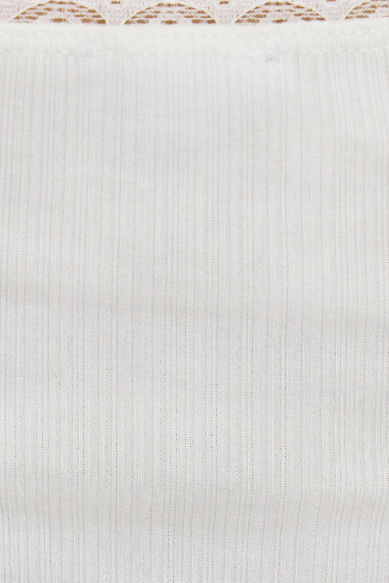 Camisole côtelée