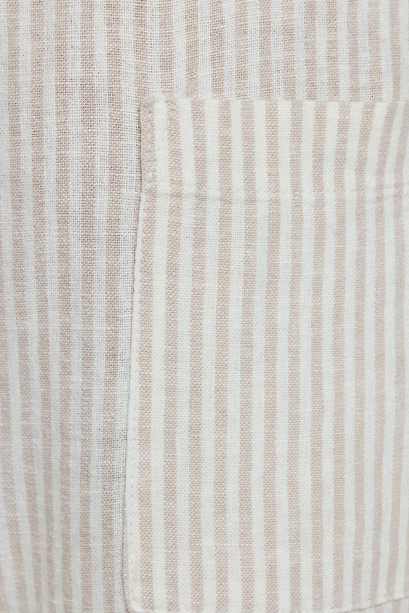 Millie Linen Pull-On Pants