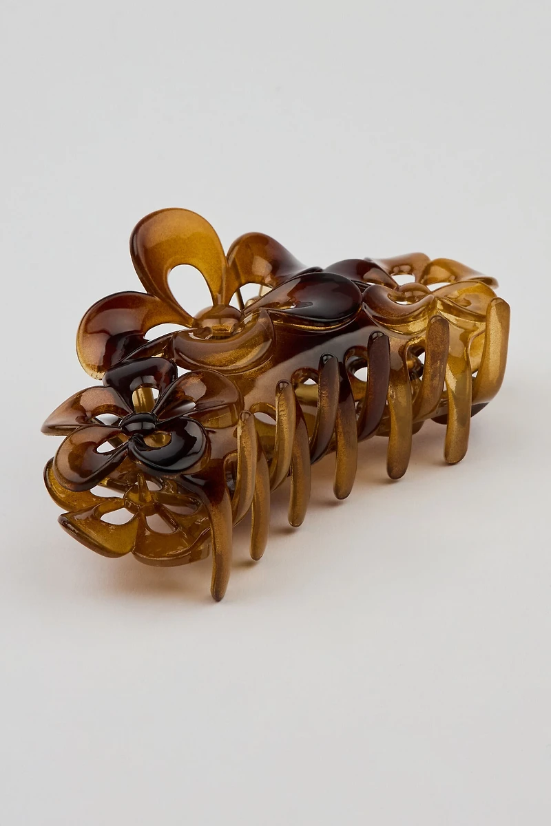 Flower Claw Clip