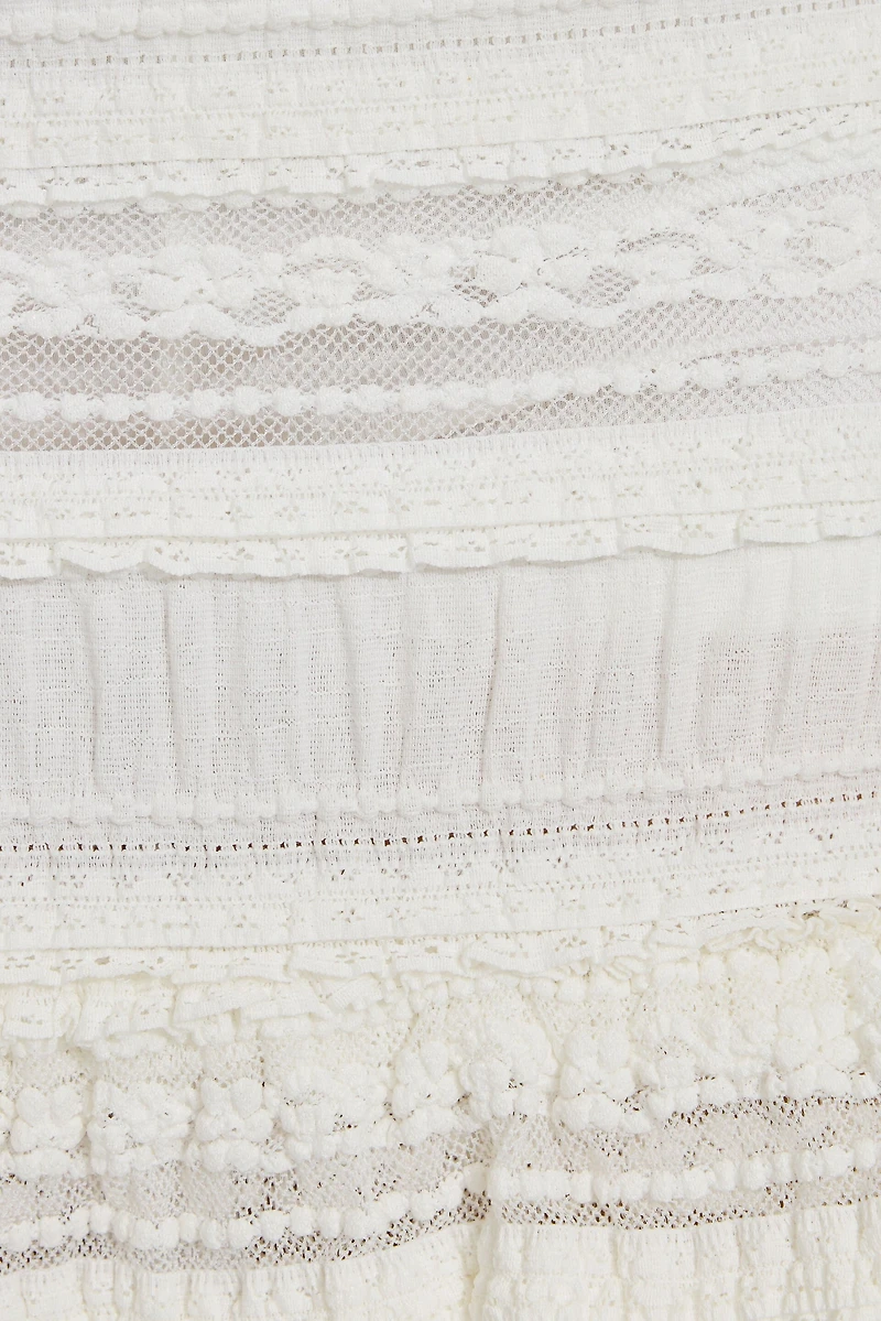 Ruffle Lace Skirt