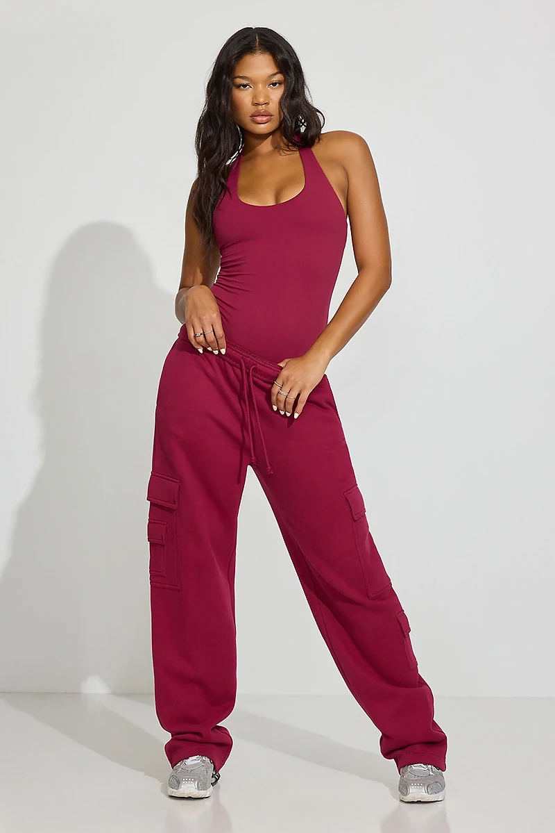Justaucorps SoftActive style cami à col échancr