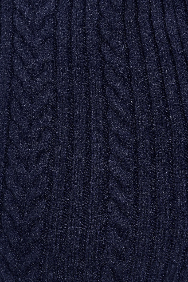 Sweater Cable Knit Shorts
