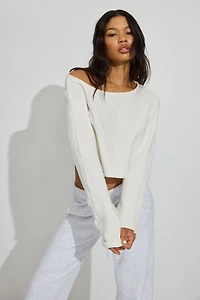 Chandail écourté ample super doux