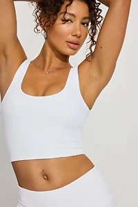Scoop Neck Open Back Bra