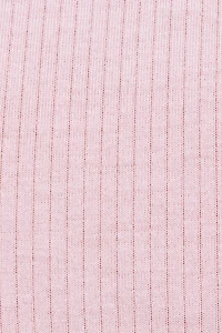 Sheer Ribbed Wrap Long Sleeve Top