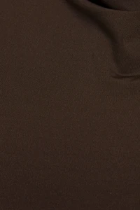 High Neck Cowl Top