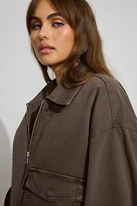 Twill Bomber Jacket