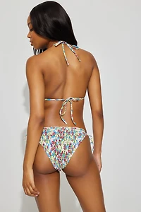Side Tie Ruffle Bikini Bottom