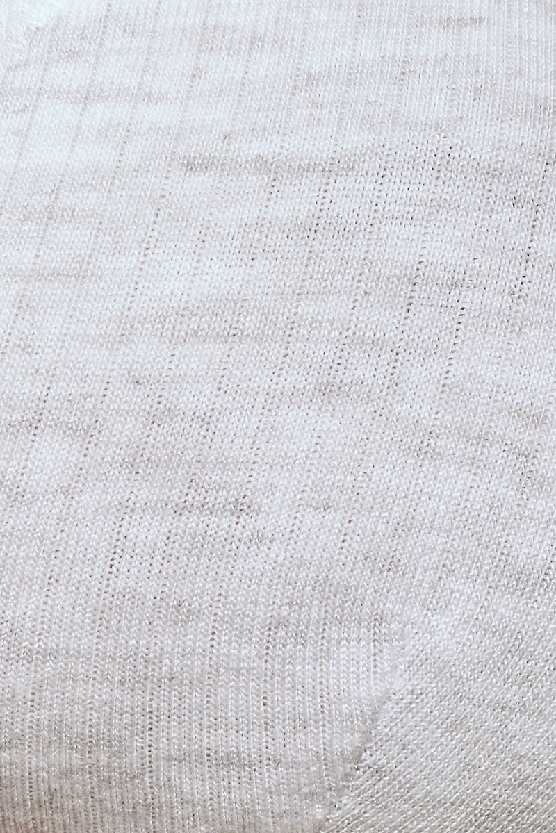 Bralette diaphane côtelée