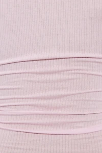 Sheer Ribbed Slouchy Pants